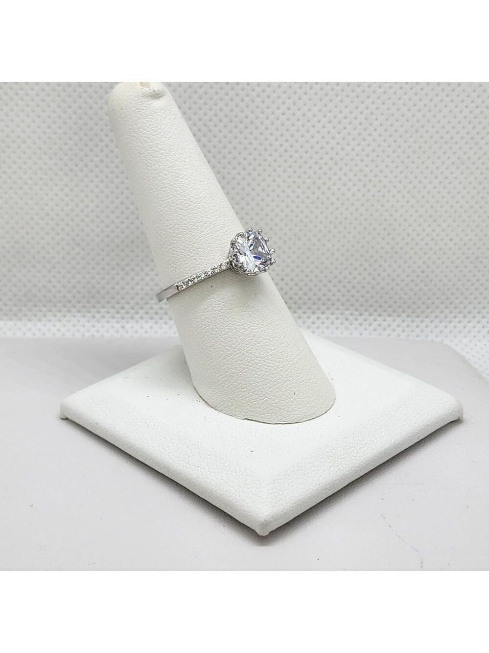 Brand New Sterling Silver 925 Gemstone Cz Stone Ring